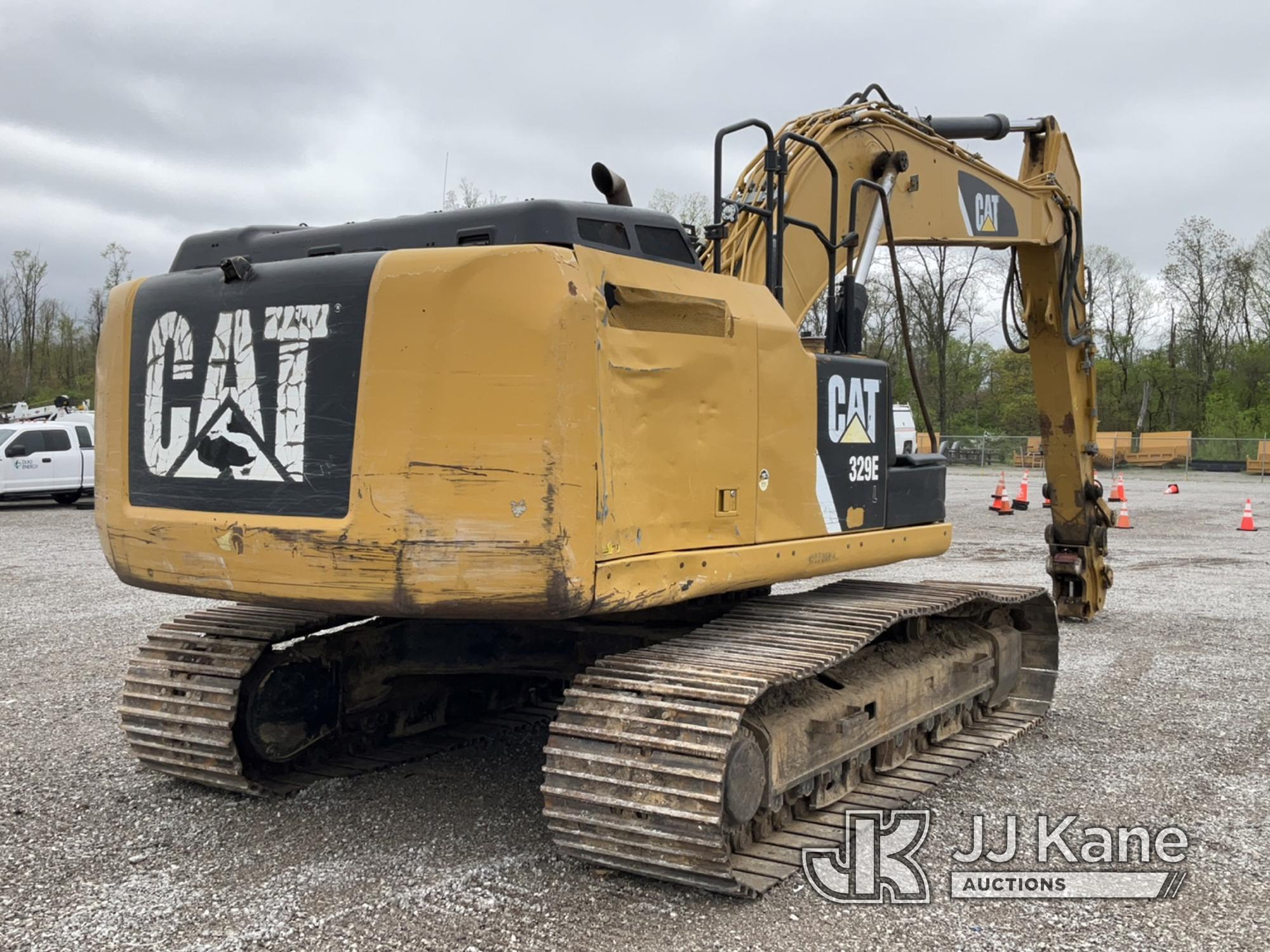 (Verona, KY) 2013 Cat 329EL Hydraulic Excavator Runs, Moves & Operates) (No Bucket, Seller Note: Int