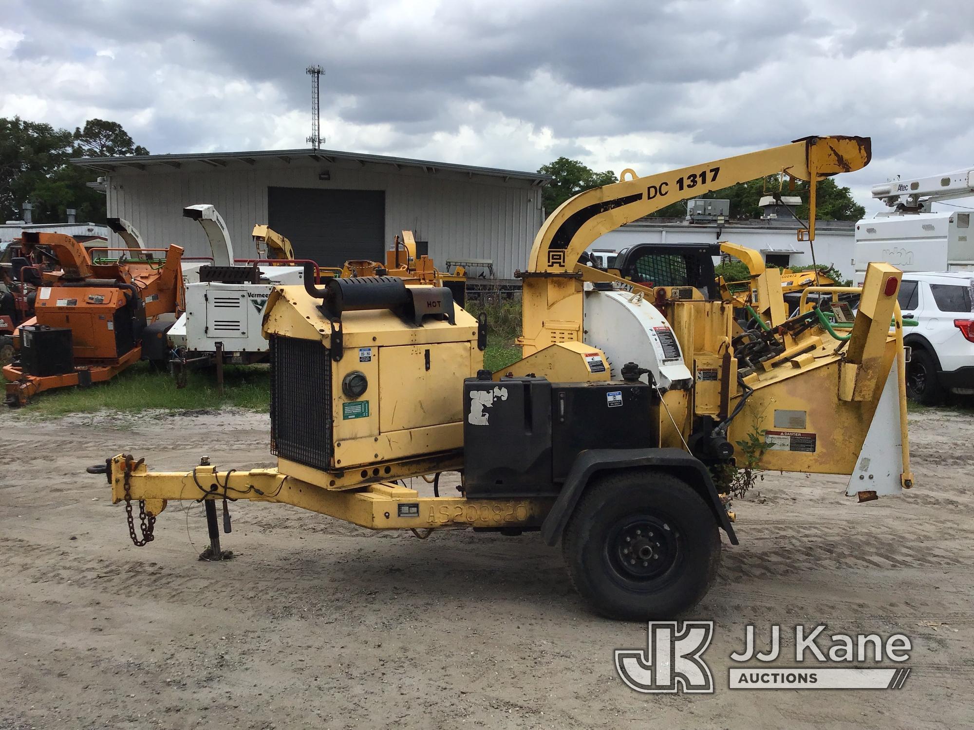 (Ocala, FL) 2010 Altec DC1317 Chipper (13in Disc) Not Running, Condition Unknown, Cranks Minor Body