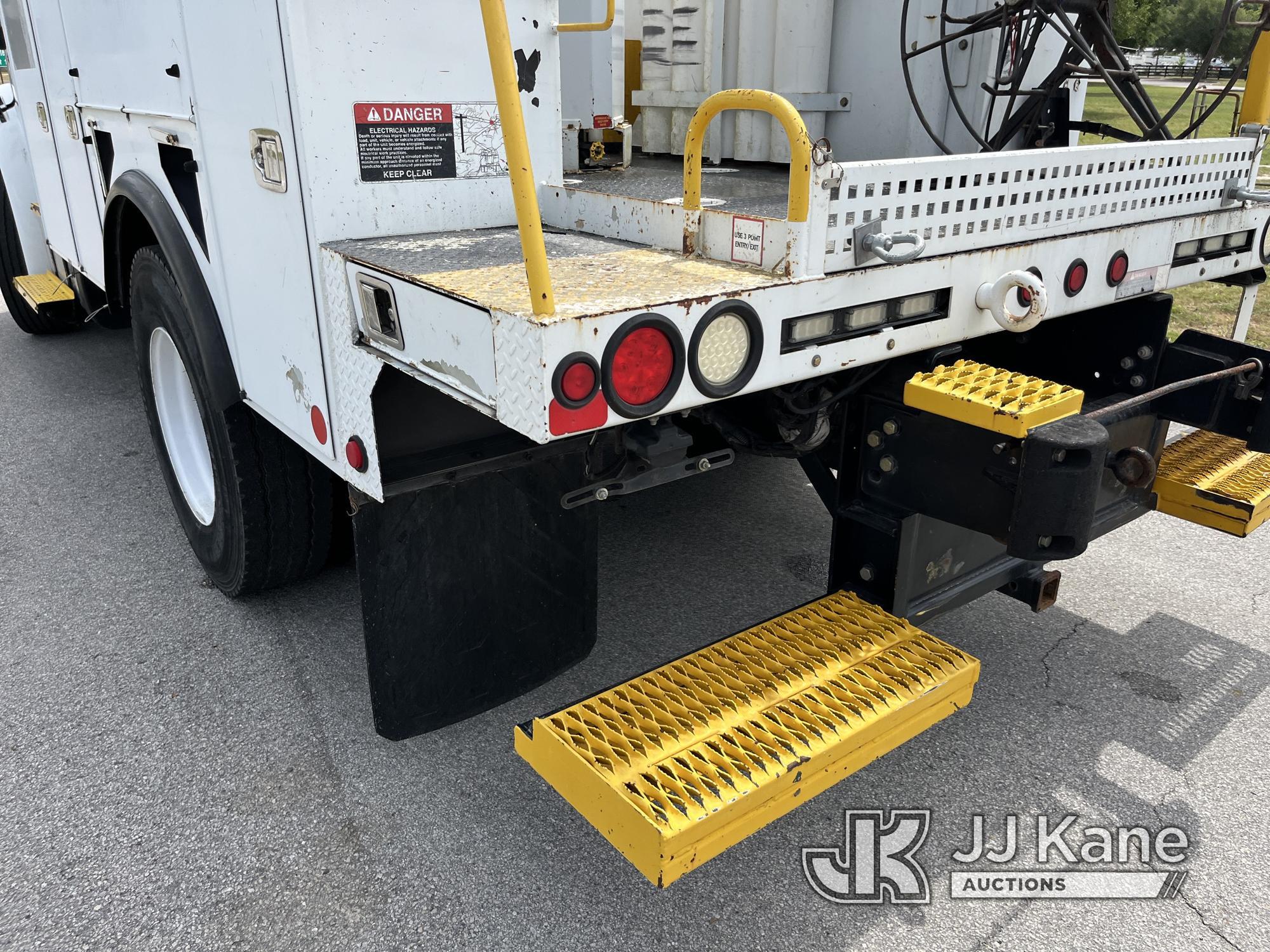 (Ocala, FL) Altec L42A, Over-Center Bucket Truck center mounted on 2014 Freightliner M2 106 Utility