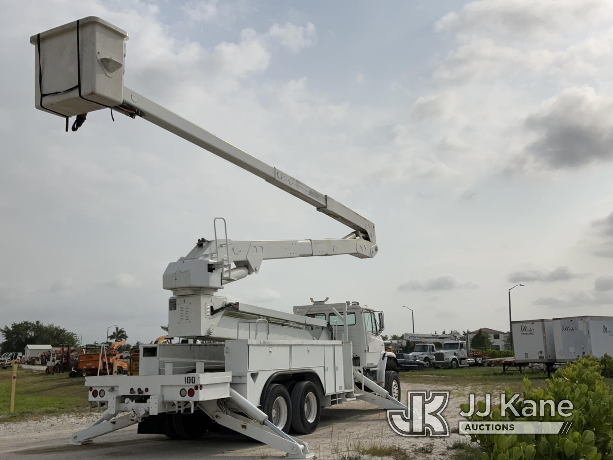 (Westlake, FL) Altec A77-TE93, Articulating & Telescopic Material Handling Elevator Bucket Truck rea