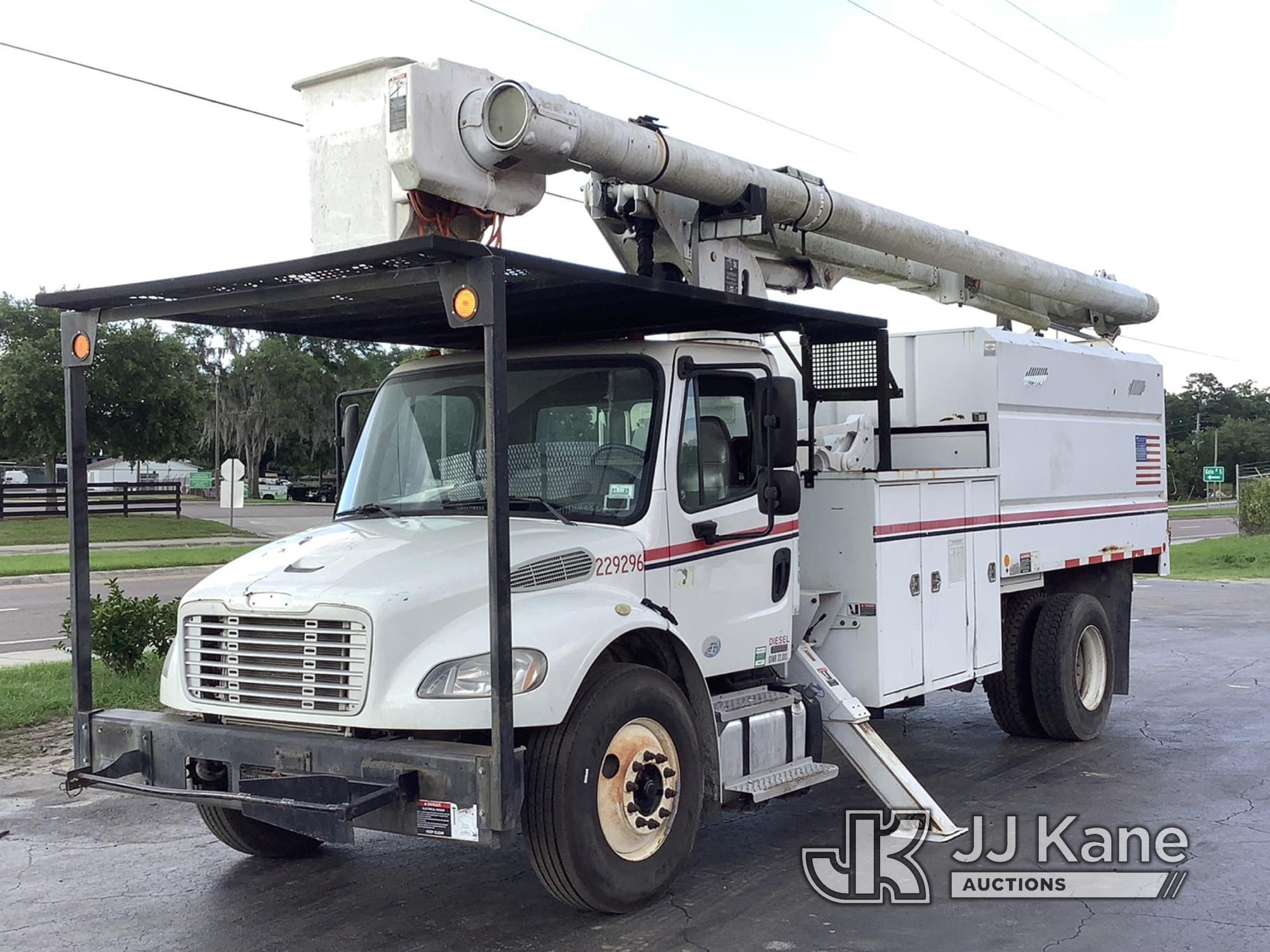 (Ocala, FL) Altec LRV60-E70, Over-Center Bucket Truck mounted behind cab on 2012 Freightliner M2 106