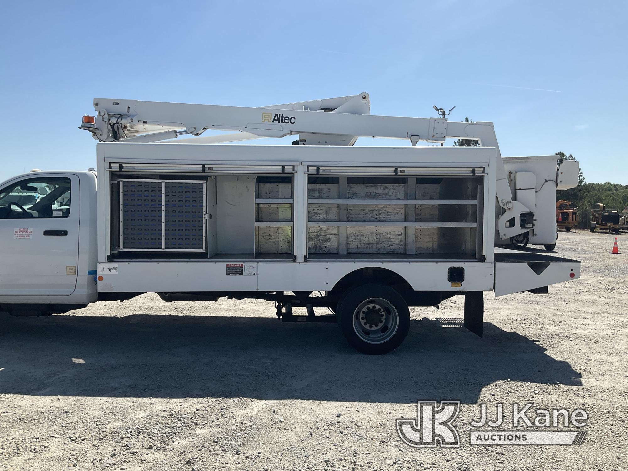 (Villa Rica, GA) Altec AT248F, Articulating & Telescopic Non-Insulated Bucket Truck center mounted o