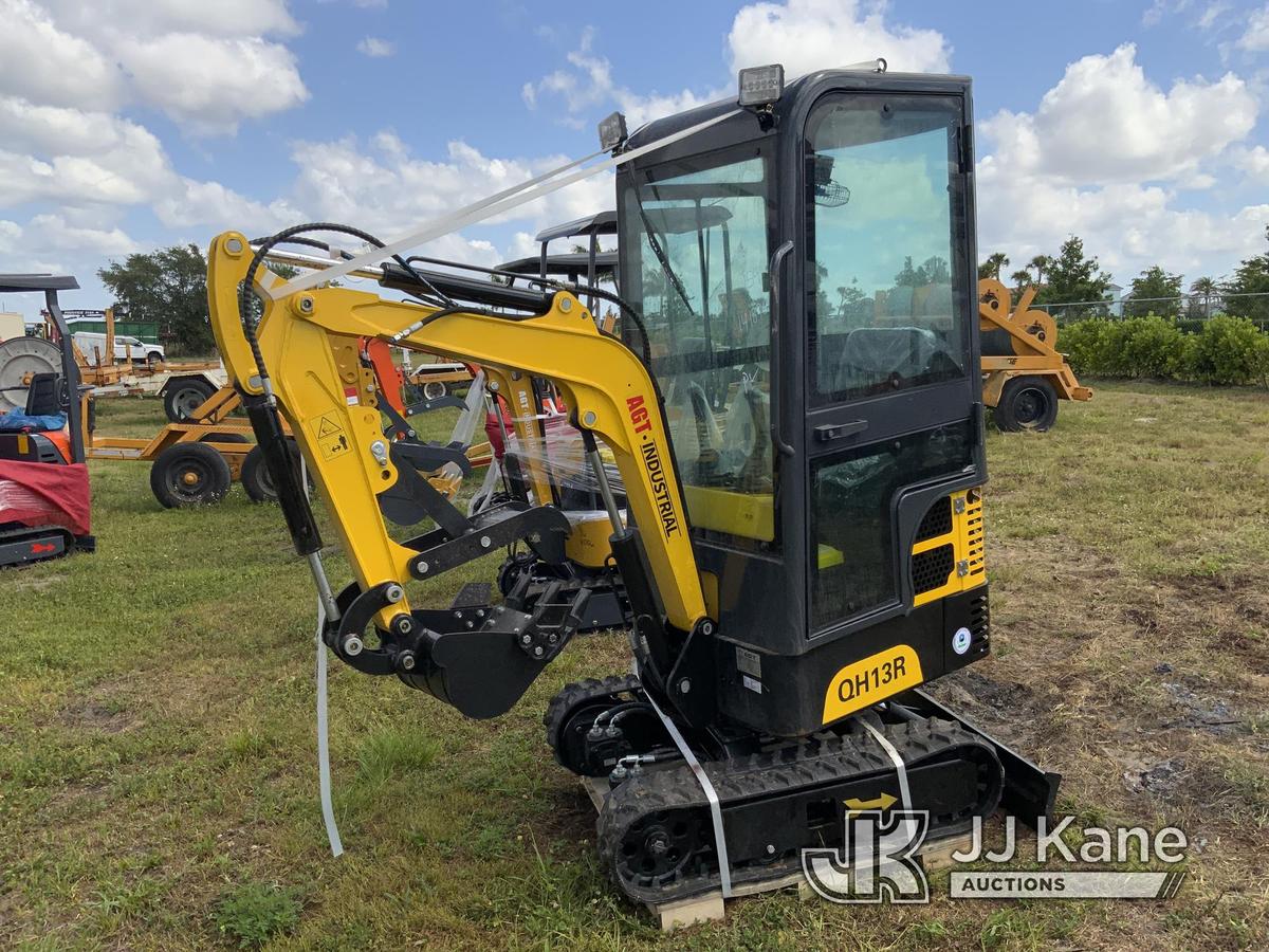 (Westlake, FL) 2024 AGT QH13R Mini Hydraulic Excavator New/Unused