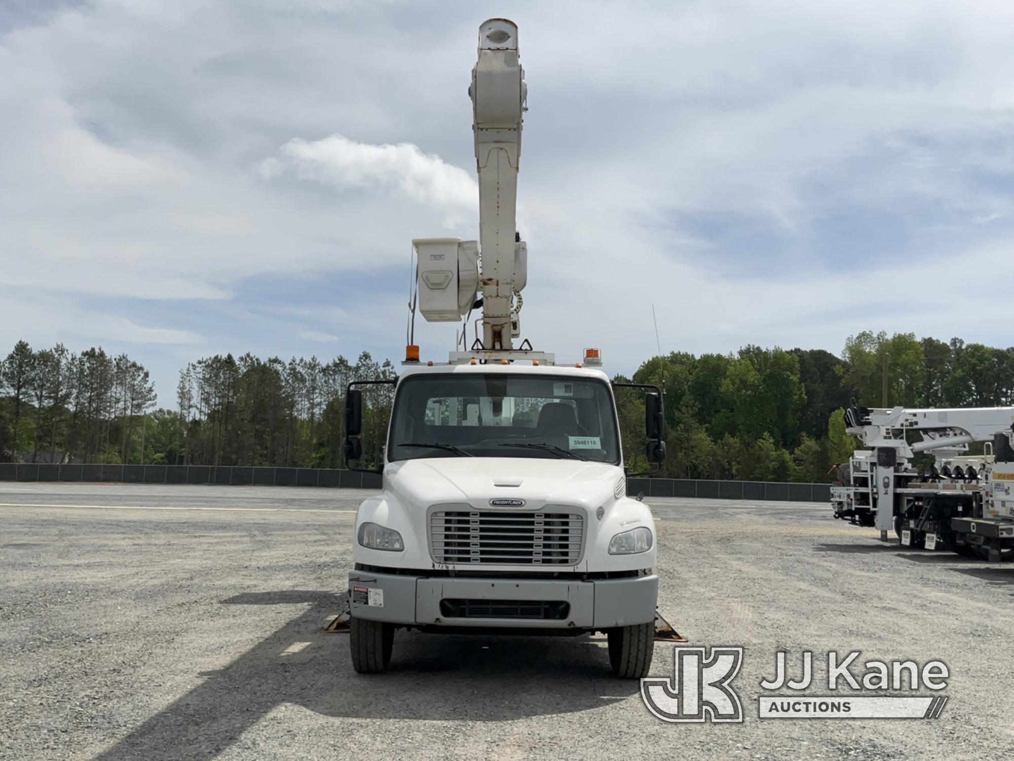 (China Grove, NC) Altec AA55, Material Handling Bucket Truck rear mounted on 2017 Freightliner M2 10