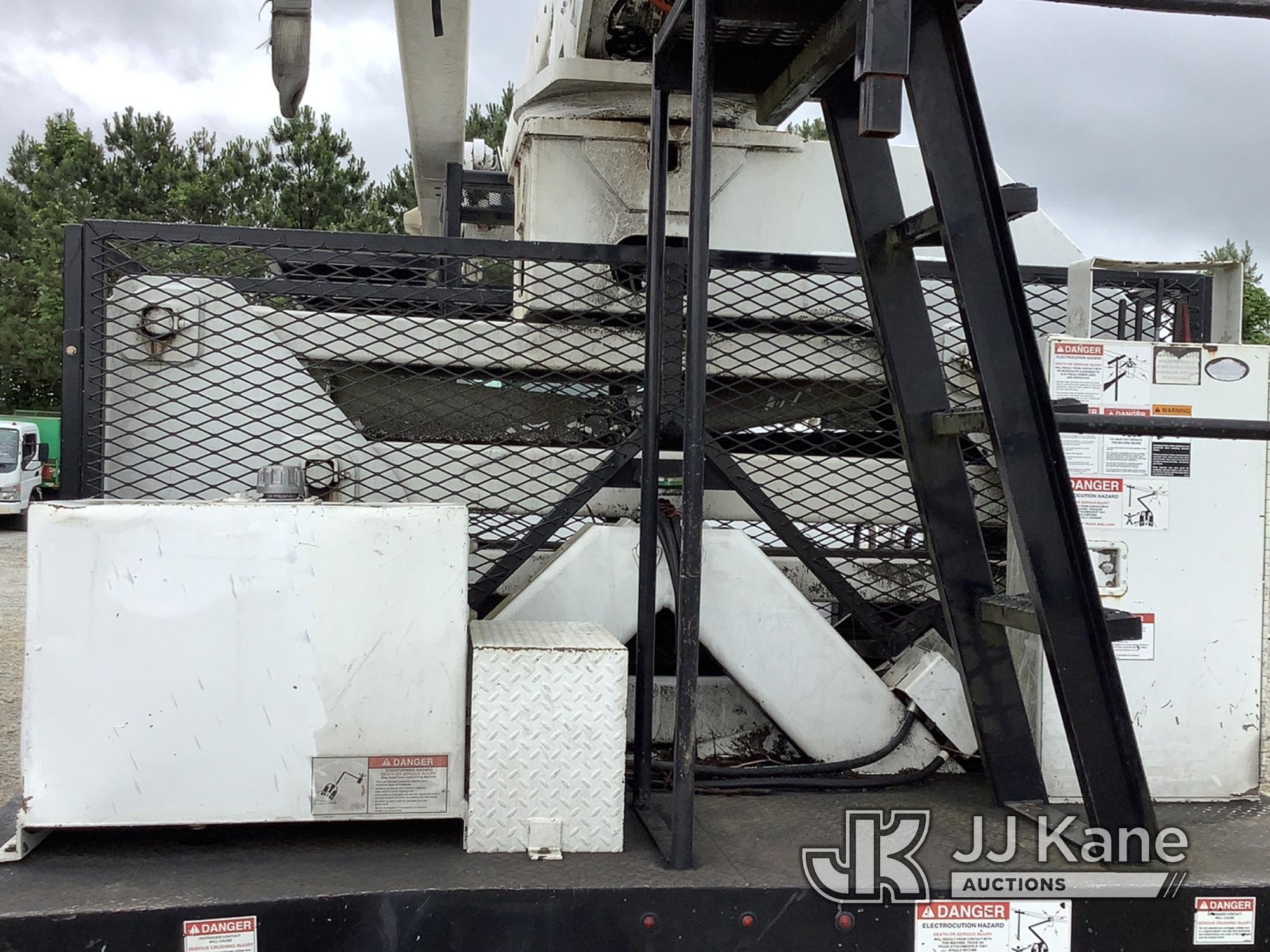 (Villa Rica, GA) Terex XT60/70, Over-Center Elevator Bucket Truck rear mounted on 2011 Ford F750 Fla