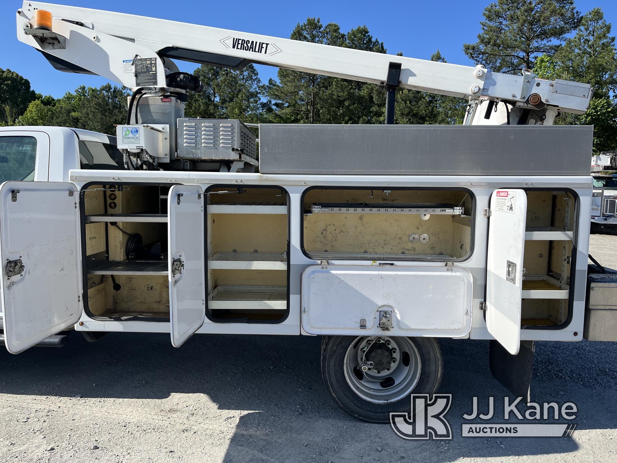 (Chester, VA) Versalift TEL29N-03, Telescopic Non-Insulated Bucket Truck mounted behind cab on 2012