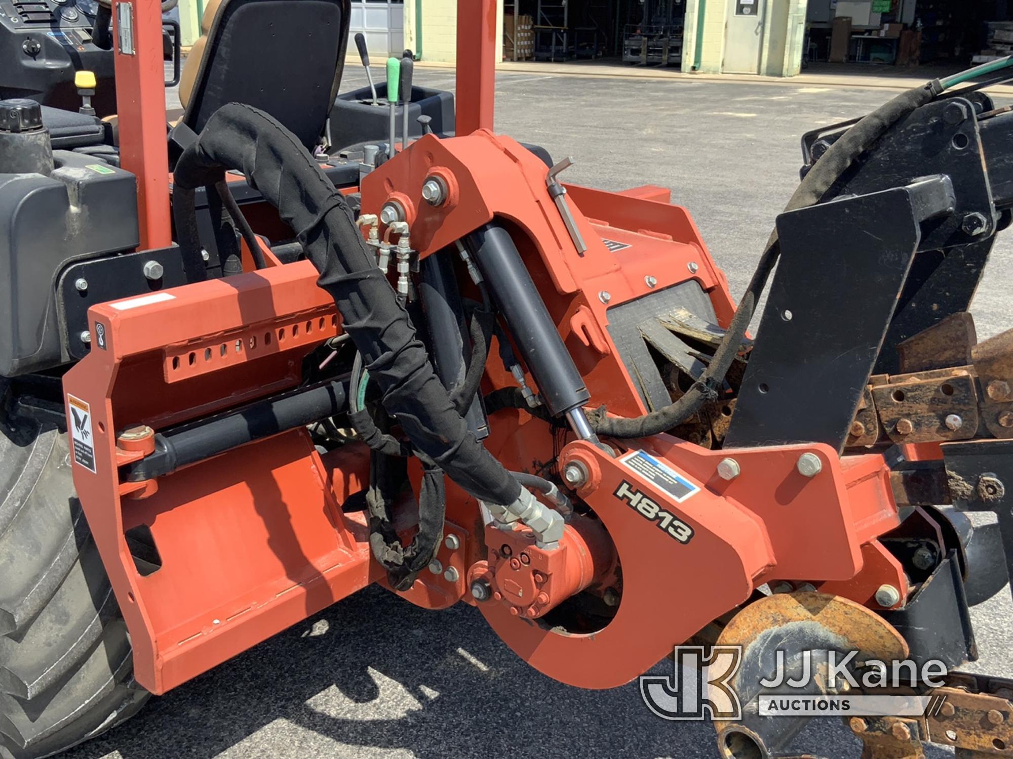 (Owensboro, KY) 2011 Ditch Witch RT80 Rubber Tired Trencher Runs & Operates) (Bad Throttle Pedal) (E