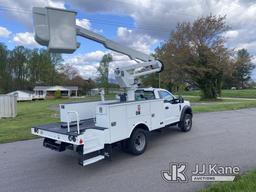 (Mount Airy, NC) Altec AT37G, Articulating & Telescopic Bucket Truck mounted behind cab on 2017 Ford