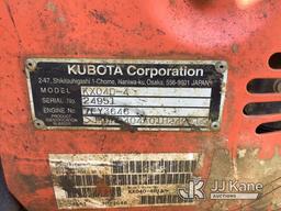 (Douglasville, GA) 2016 Kubota KX040-4 Mini Hydraulic Excavator Runs, Moves & Operates) (Low On Powe