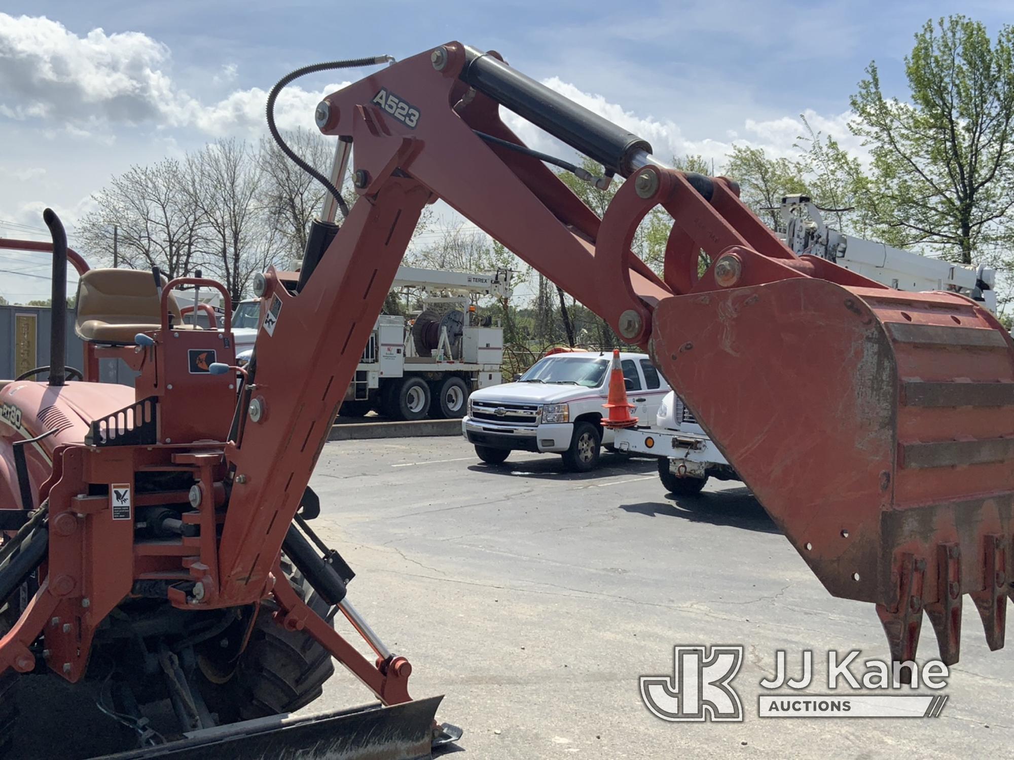 (Owensboro, KY) 2011 Ditch Witch RT80 Rubber Tired Trencher Runs & Operates) (Bad Throttle Pedal) (E