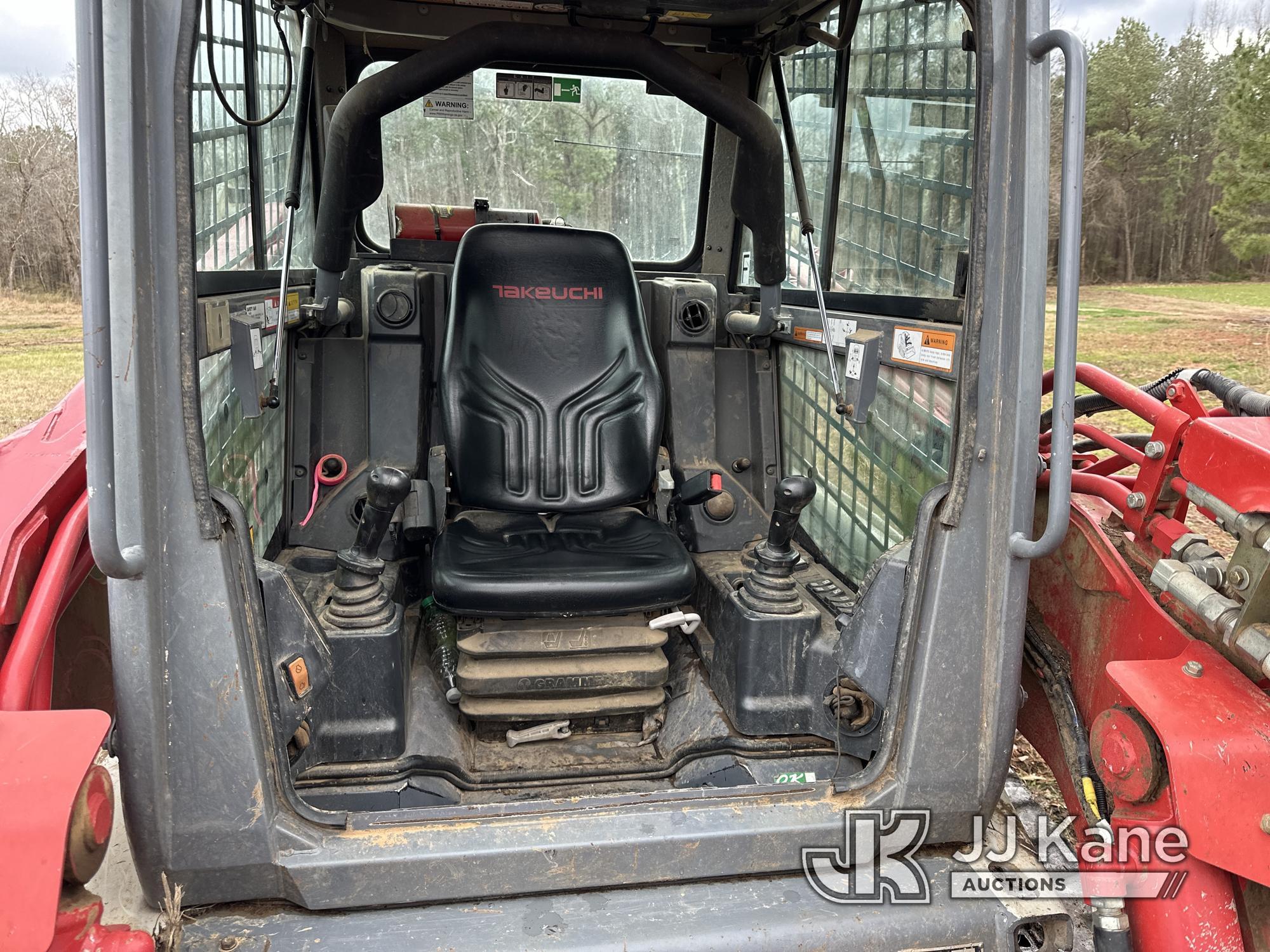 (Wakefield, VA) 2019 Takeuchi TLR12R2 High Flow Crawler Skid Steer Loader Runs, Moves, Operates, No