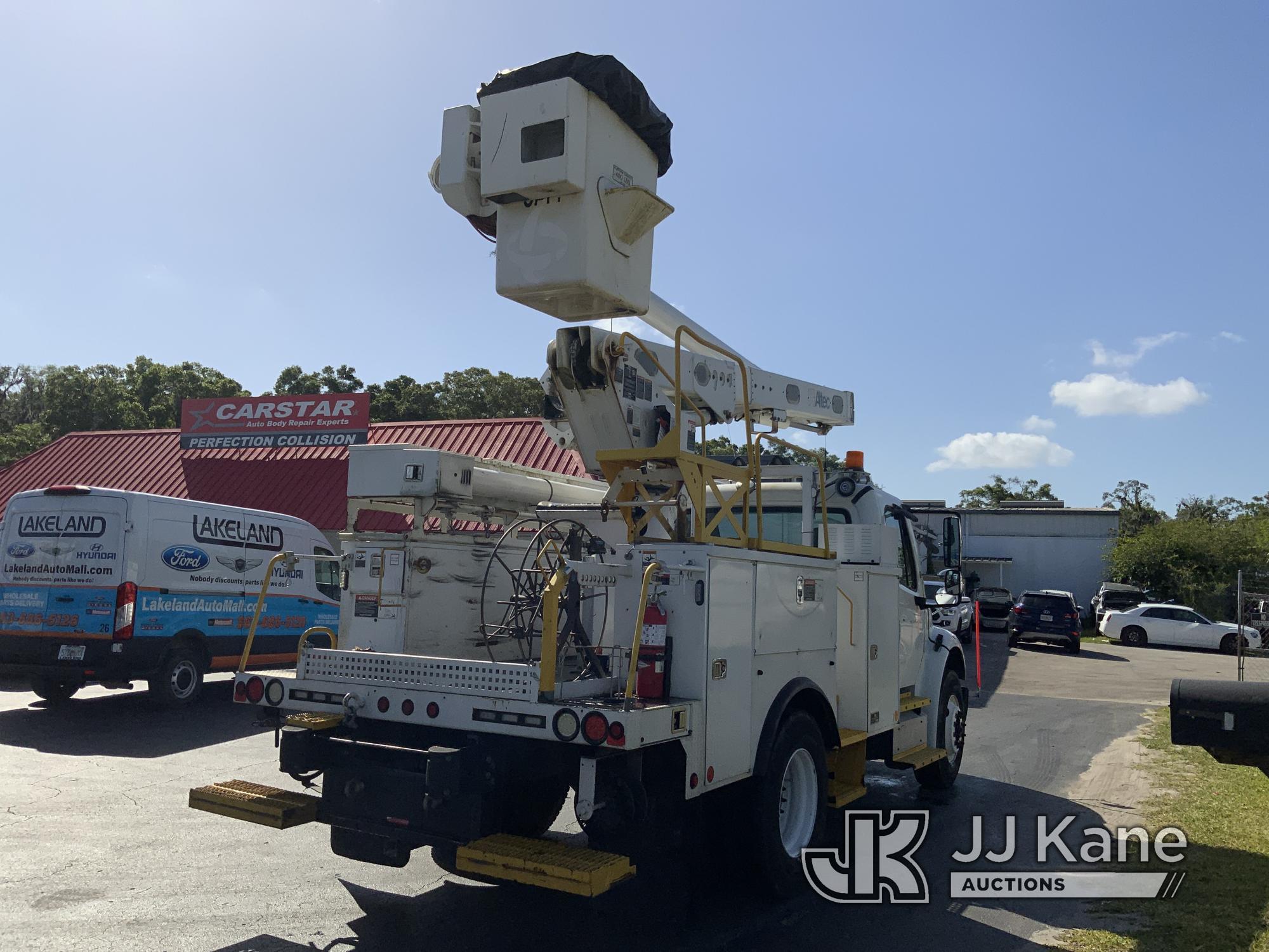 (Ocala, FL) Altec L42A, Over-Center Bucket Truck center mounted on 2013 Freightliner M2 106 Utility