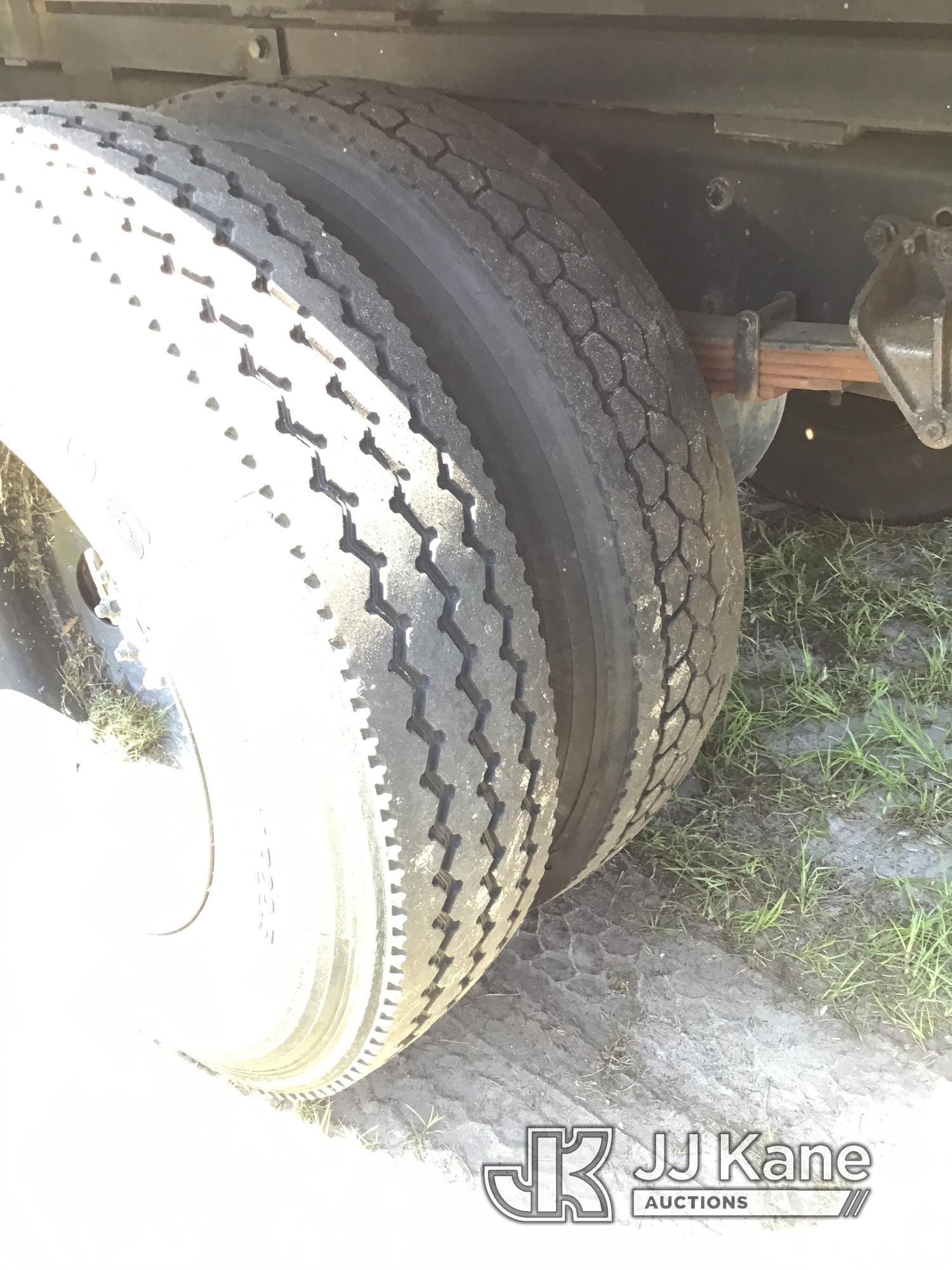 (Ocala, FL) Altec LR756, Over-Center Bucket Truck mounted behind cab on 2013 Ford F750 Chipper Dump