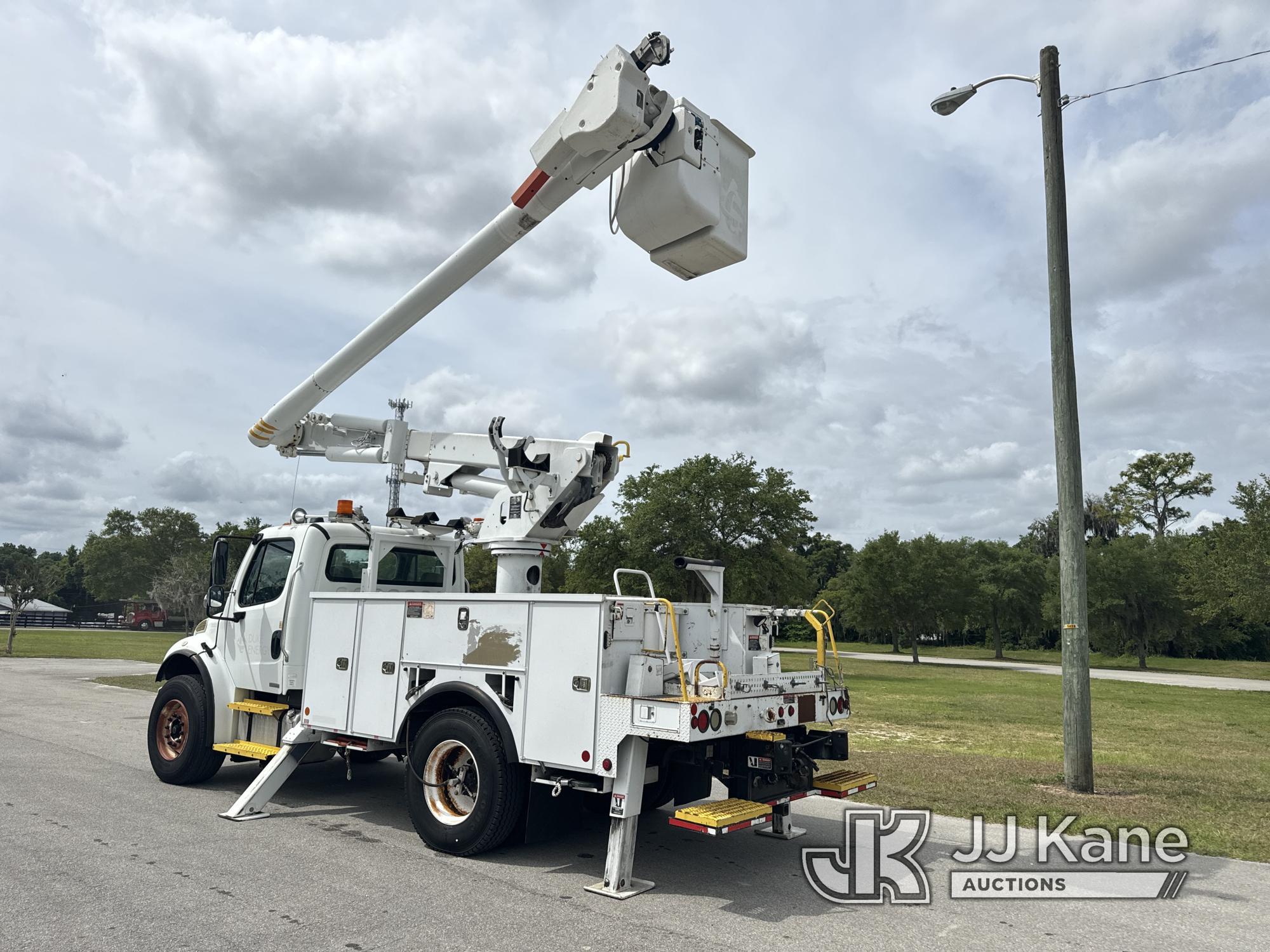 (Ocala, FL) Altec L42-MH, Over-Center Material Handling Bucket Truck center mounted on 2010 Freightl