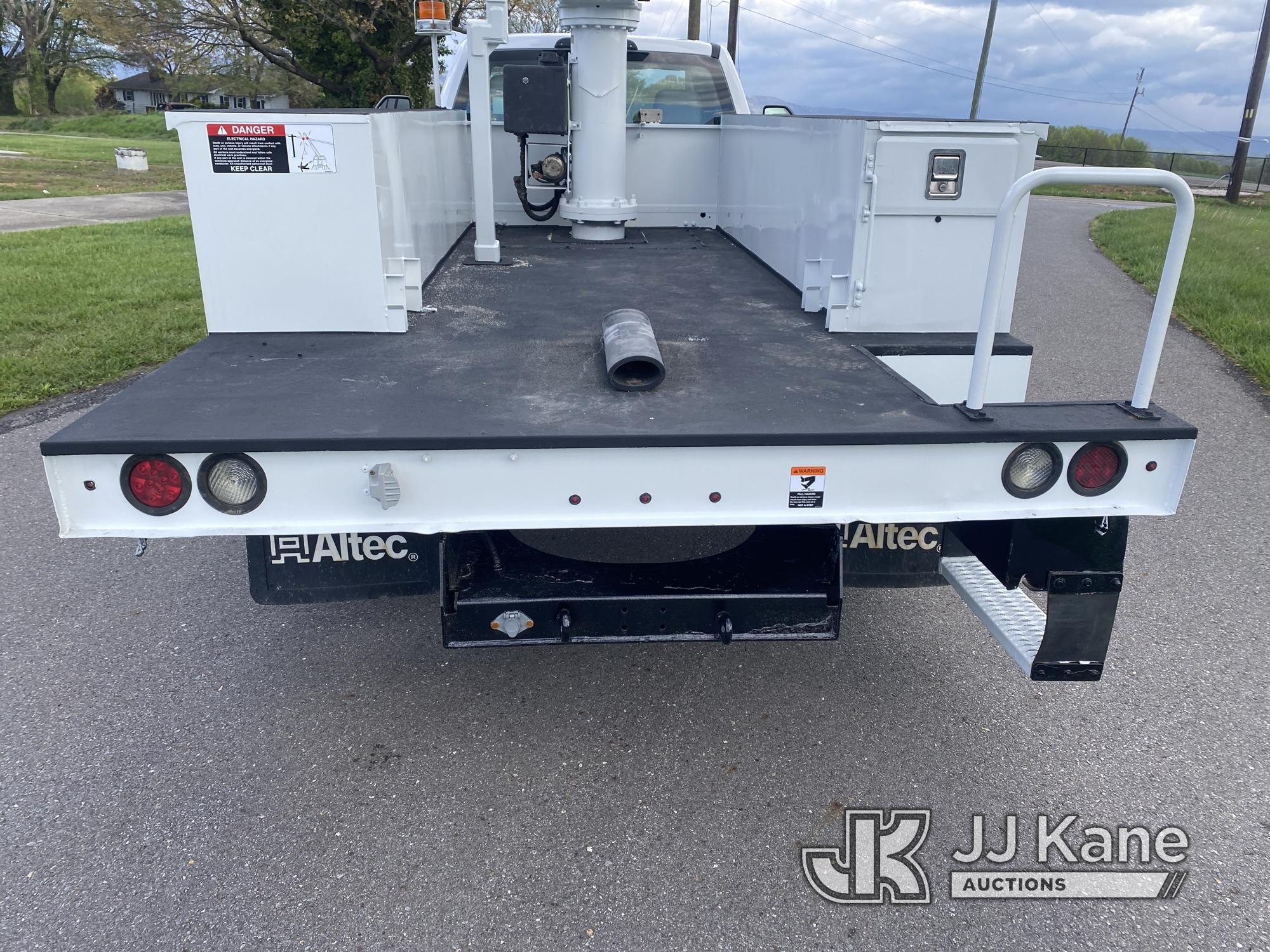 (Mount Airy, NC) Altec AT37G, Articulating & Telescopic Bucket Truck mounted behind cab on 2017 Ford