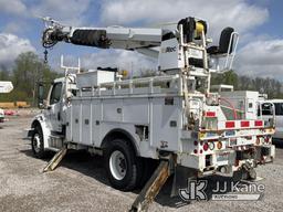 (Verona, KY) Altec DM47-TR, Digger Derrick rear mounted on 2011 Freightliner M2 106 Utility Truck Ru