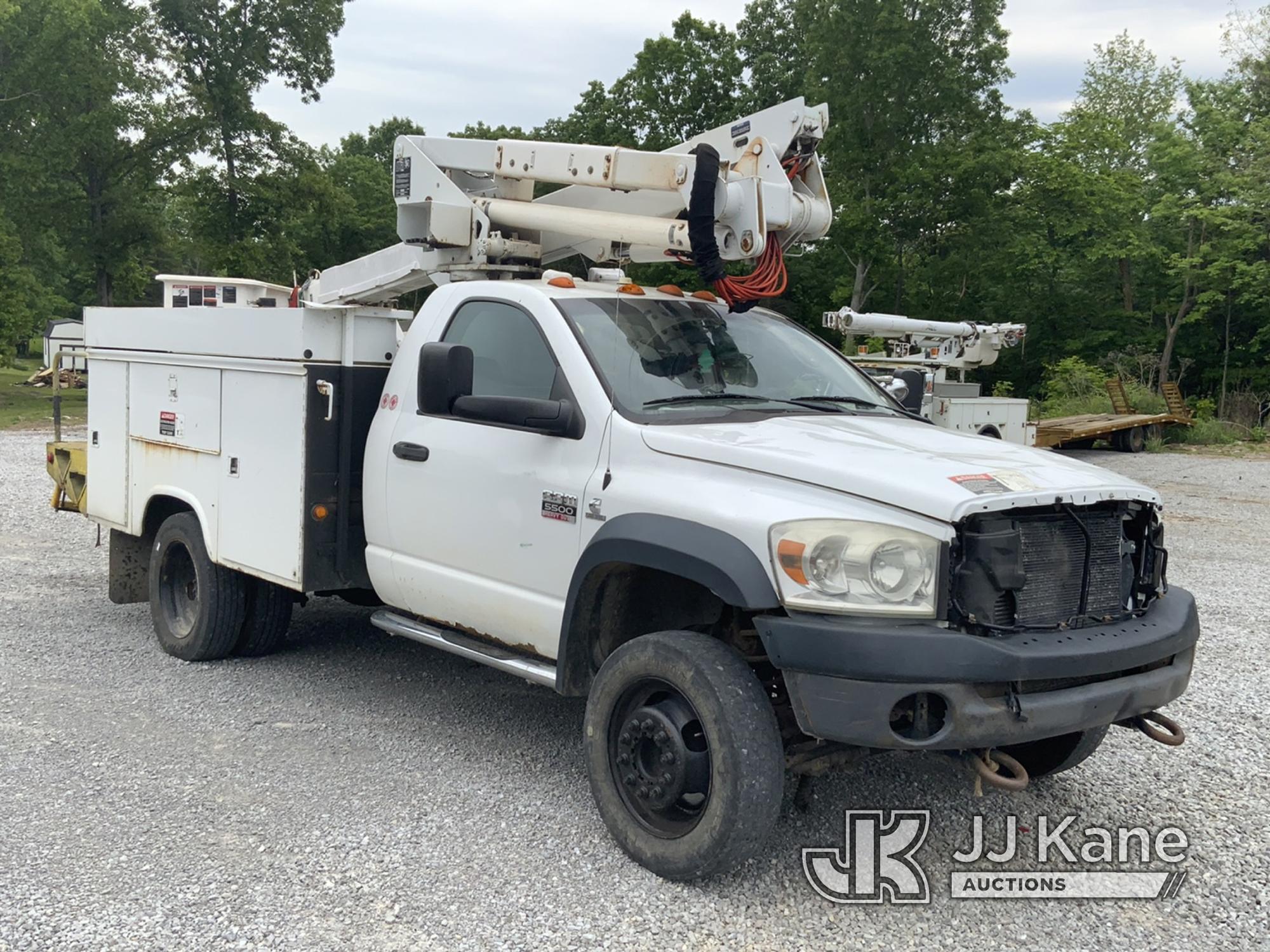 (New Tazewell, TN) Altec AT37G, Articulating & Telescopic Bucket Truck mounted behind cab on 2010 Do