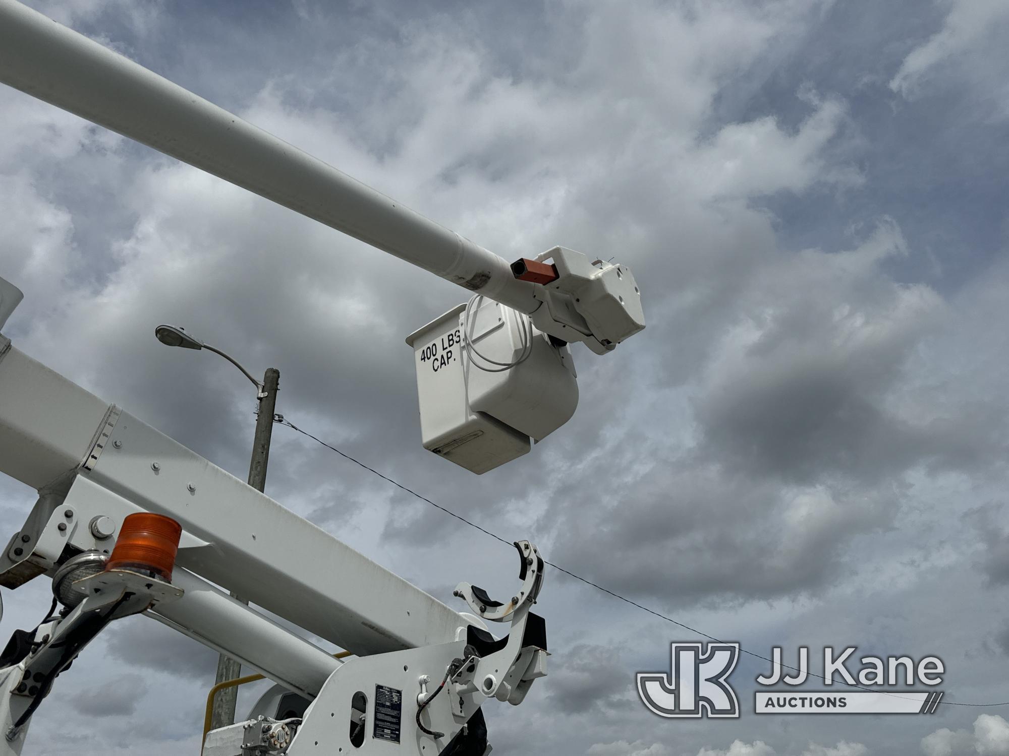 (Ocala, FL) Altec L42-MH, Over-Center Material Handling Bucket Truck center mounted on 2010 Freightl