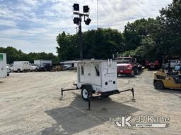 (Charlotte, NC) 2014 Progress Solar Solutions SLT 1200 Portable Light Tower Duke Unit) (Runs, Lights