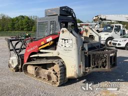 (Verona, KY) 2013 Takeuchi TL12 Crawler Shredder/Mulcher, To Be Sold with Lot# V242T Runs, Moves & O