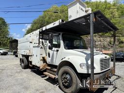 (Hanover, WV) Altec LRV60/70, Over-Center Elevator Bucket Truck mounted behind cab on 2012 Freightli