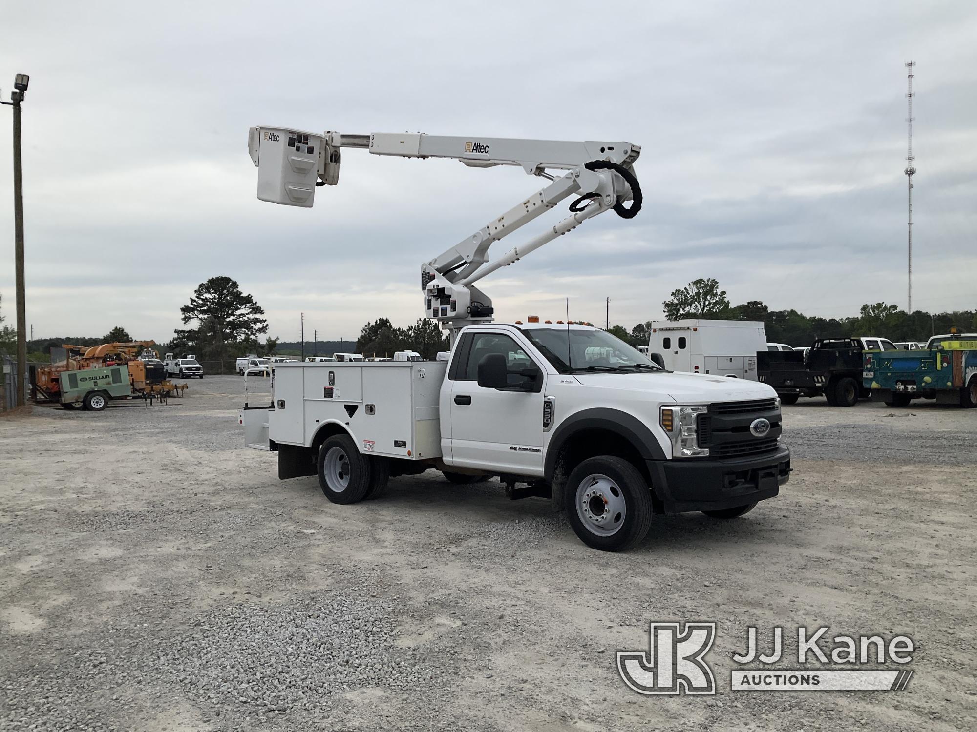 (Villa Rica, GA) Altec AT40G, Articulating & Telescopic Bucket Truck mounted behind cab on 2019 Ford