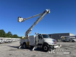 (Chester, VA) Altec AM55, Over-Center Material Handling Bucket Truck rear mounted on 2014 Internatio