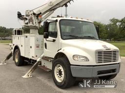 (Ocala, FL) Altec DM47-TR, Digger Derrick rear mounted on 2014 Freightliner M2 106 Utility Truck, El