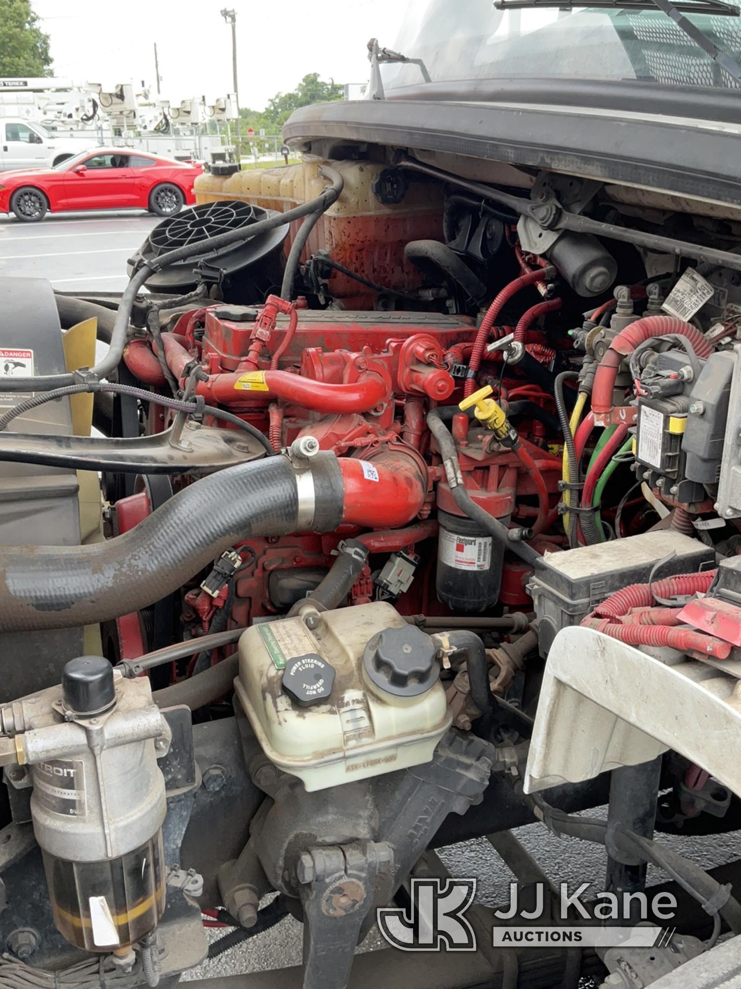 (Ocala, FL) Altec LR758, Over-Center Bucket mounted behind cab on 2018 Freightliner M2 Chipper Dump