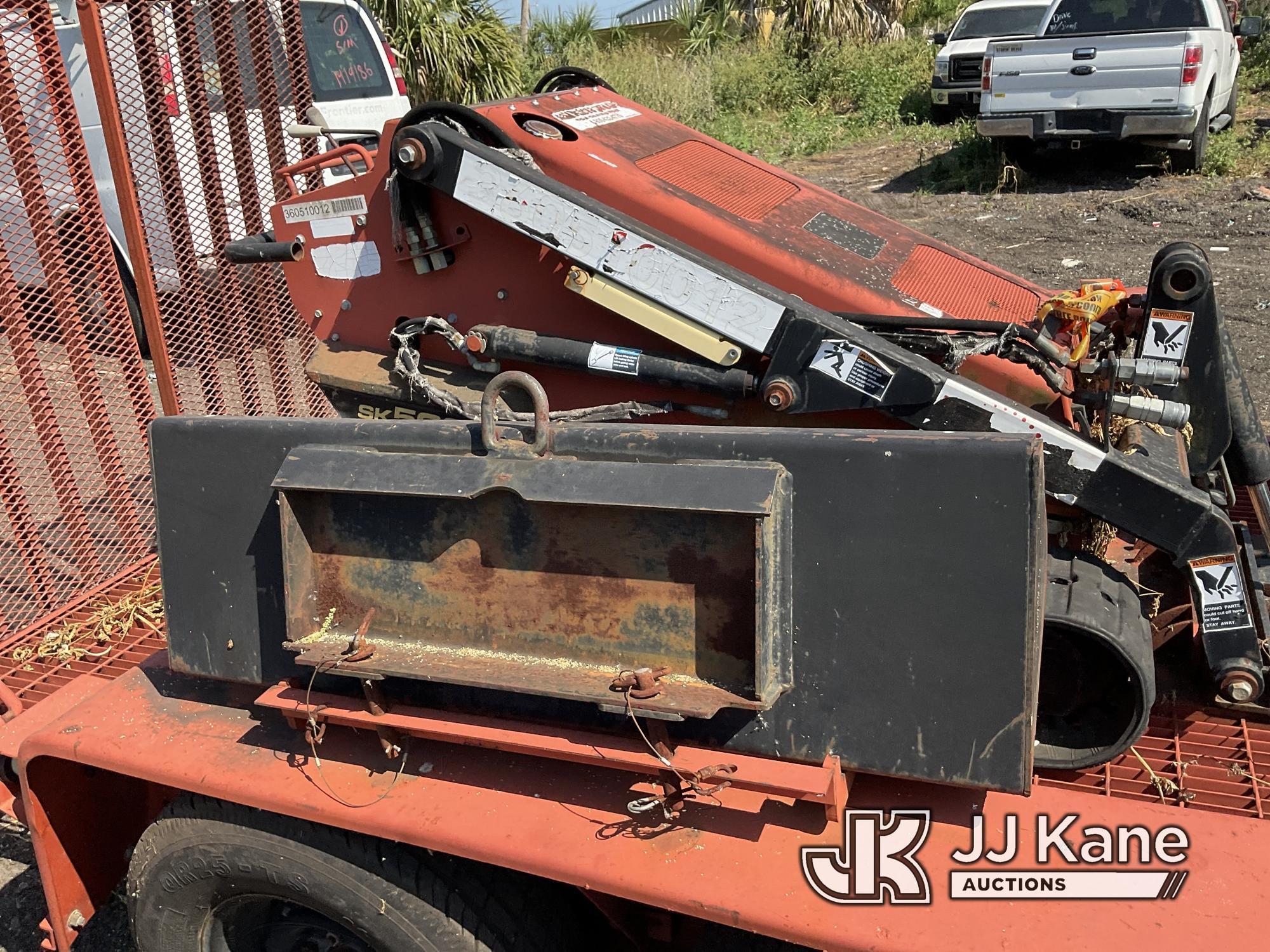 (Tampa, FL) 2005 Ditch Witch SK500 Walk-Behind Crawler Trencher Not Running, Condition Unknown