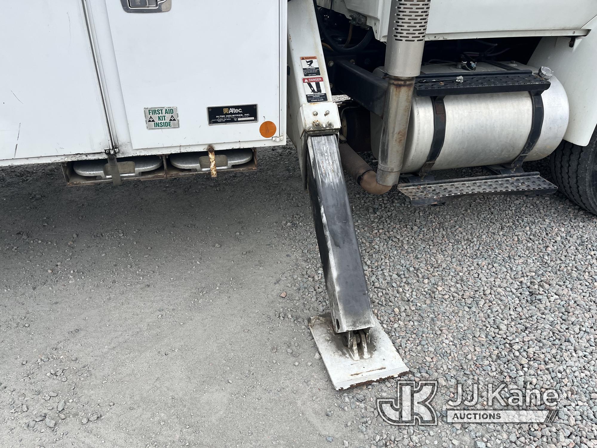 (Chester, VA) Altec AM55, Over-Center Material Handling Bucket Truck rear mounted on 2014 Internatio