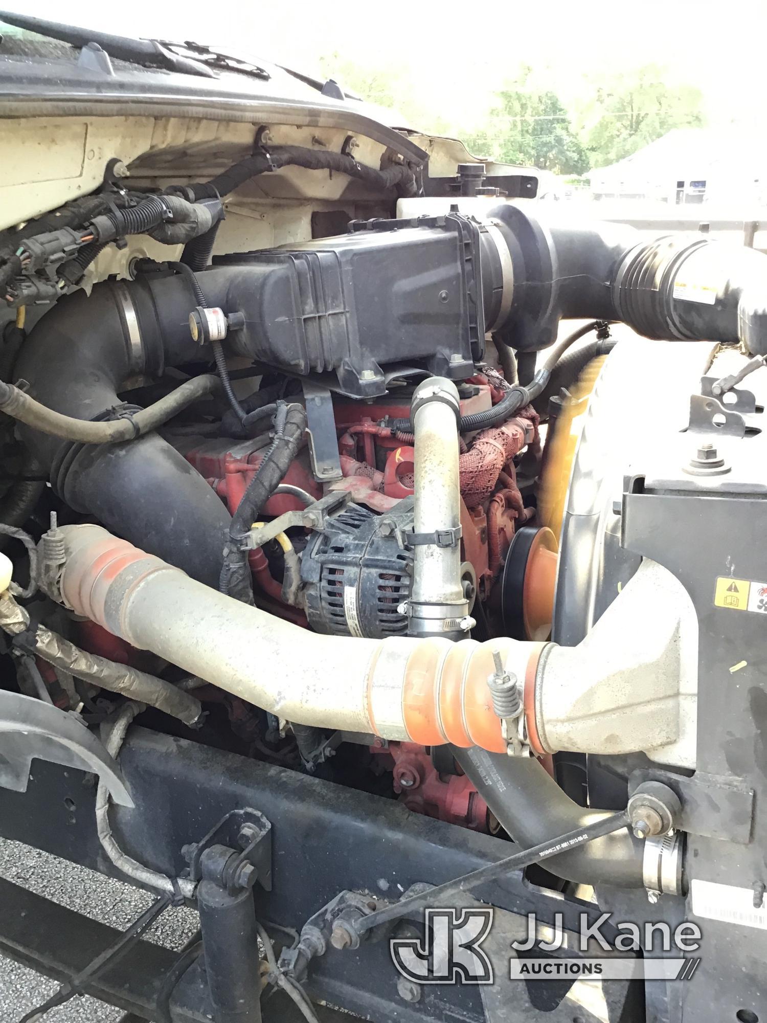 (Ocala, FL) Altec LR756, Over-Center Bucket Truck mounted behind cab on 2013 Ford F750 Chipper Dump