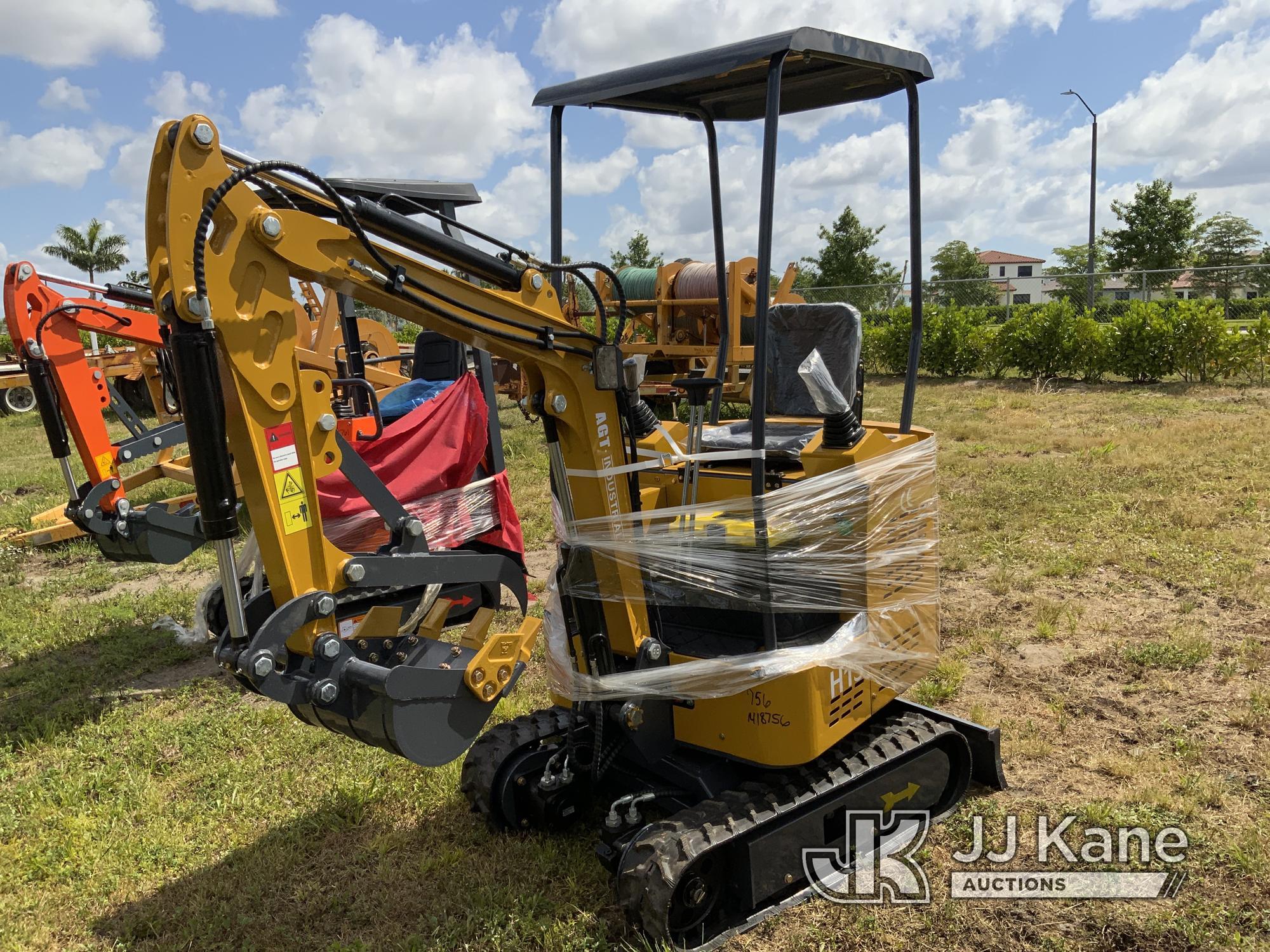 (Westlake, FL) 2024 AGT H15 Mini Hydraulic Excavator New/Unused