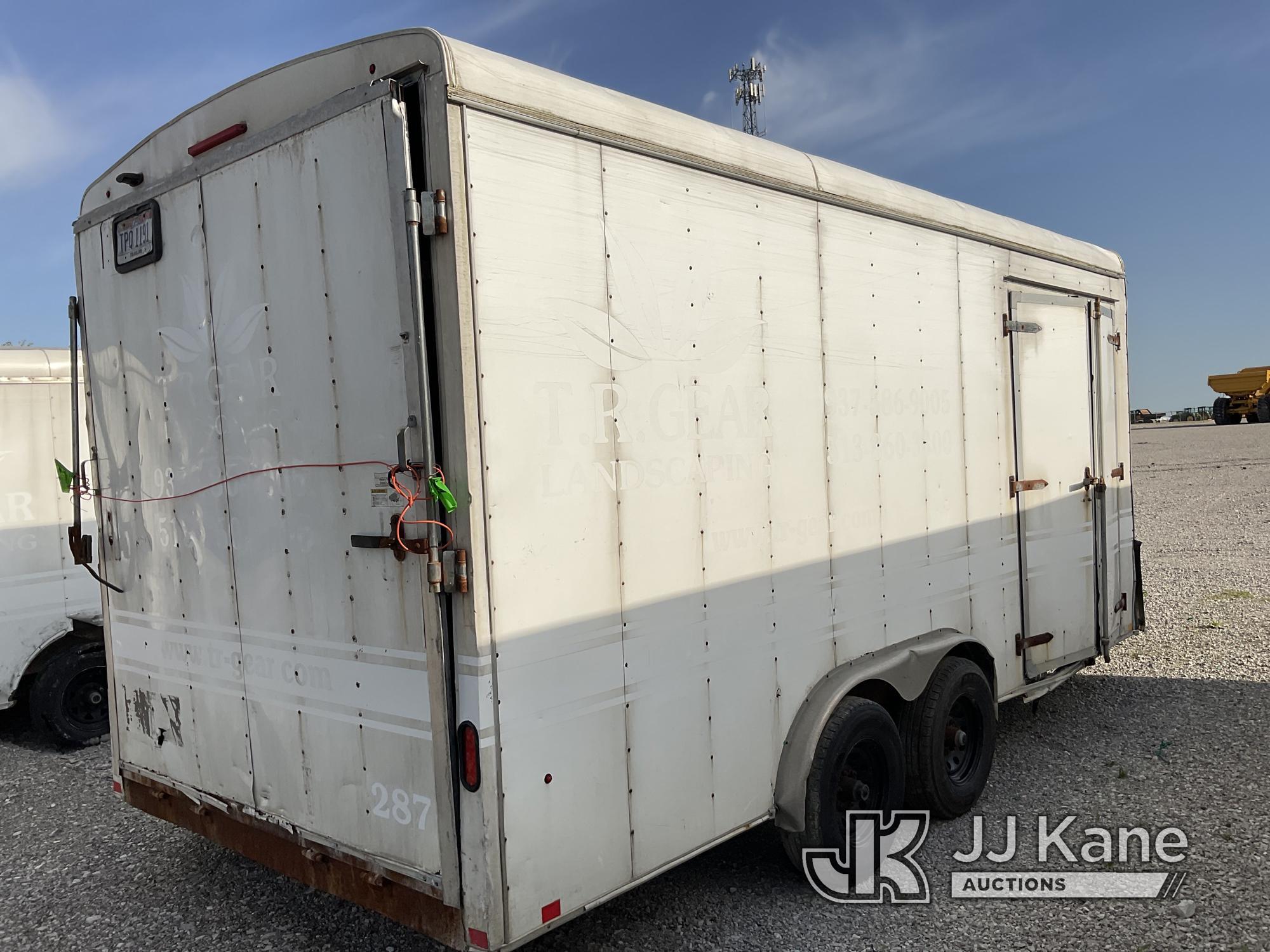 (Verona, KY) 2013 United Expressline U-818TA52 T/A Enclosed Cargo Trailer No Title, Certificate of R