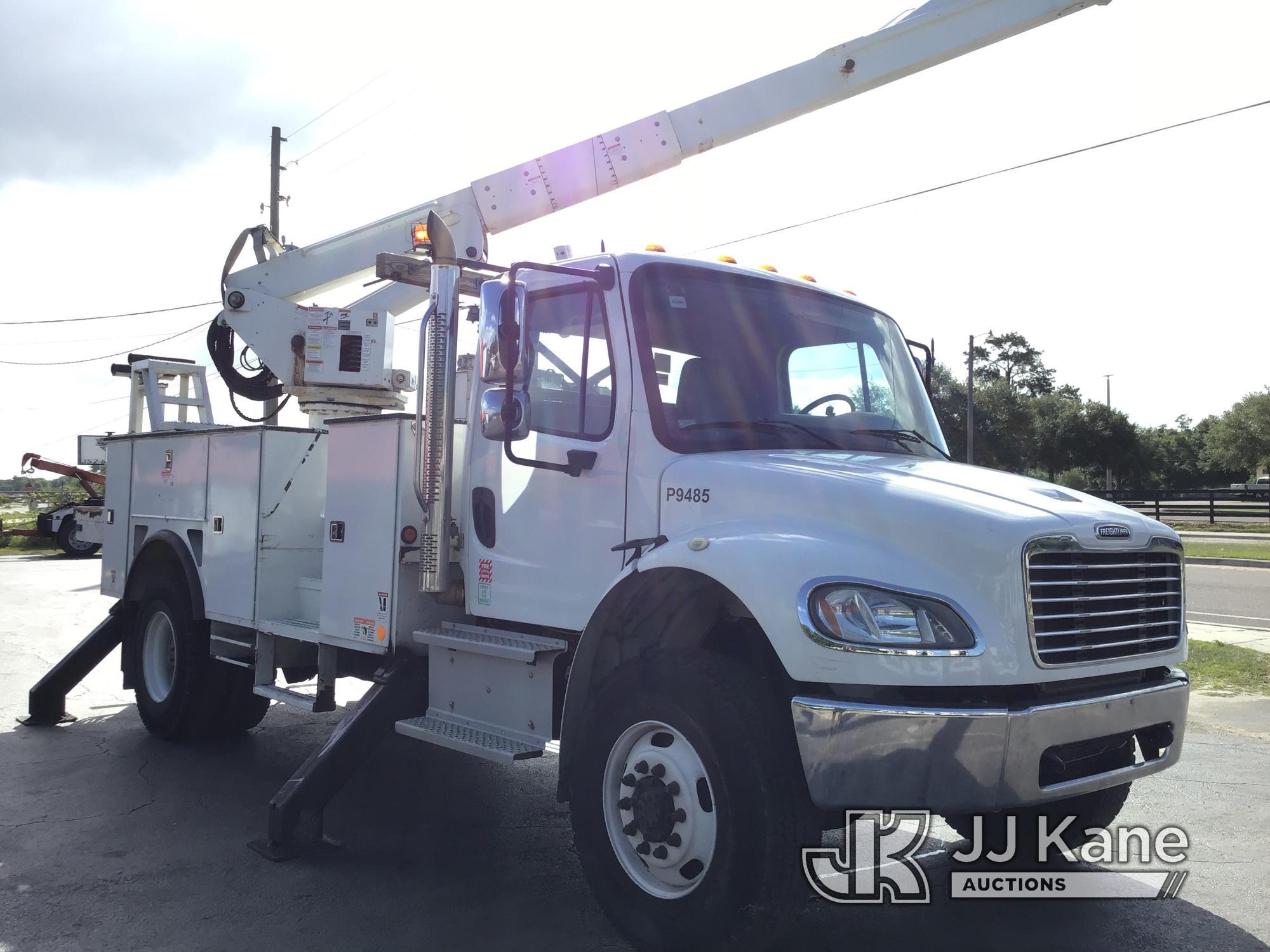 (Ocala, FL) TEREX TC-55, Material Handling Bucket Truck rear mounted on 2019 Freightliner M2 4x4 Uti