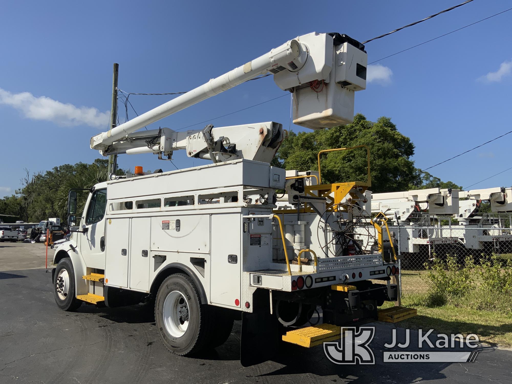 (Ocala, FL) Altec L42A, Over-Center Bucket Truck center mounted on 2013 Freightliner M2 106 Utility