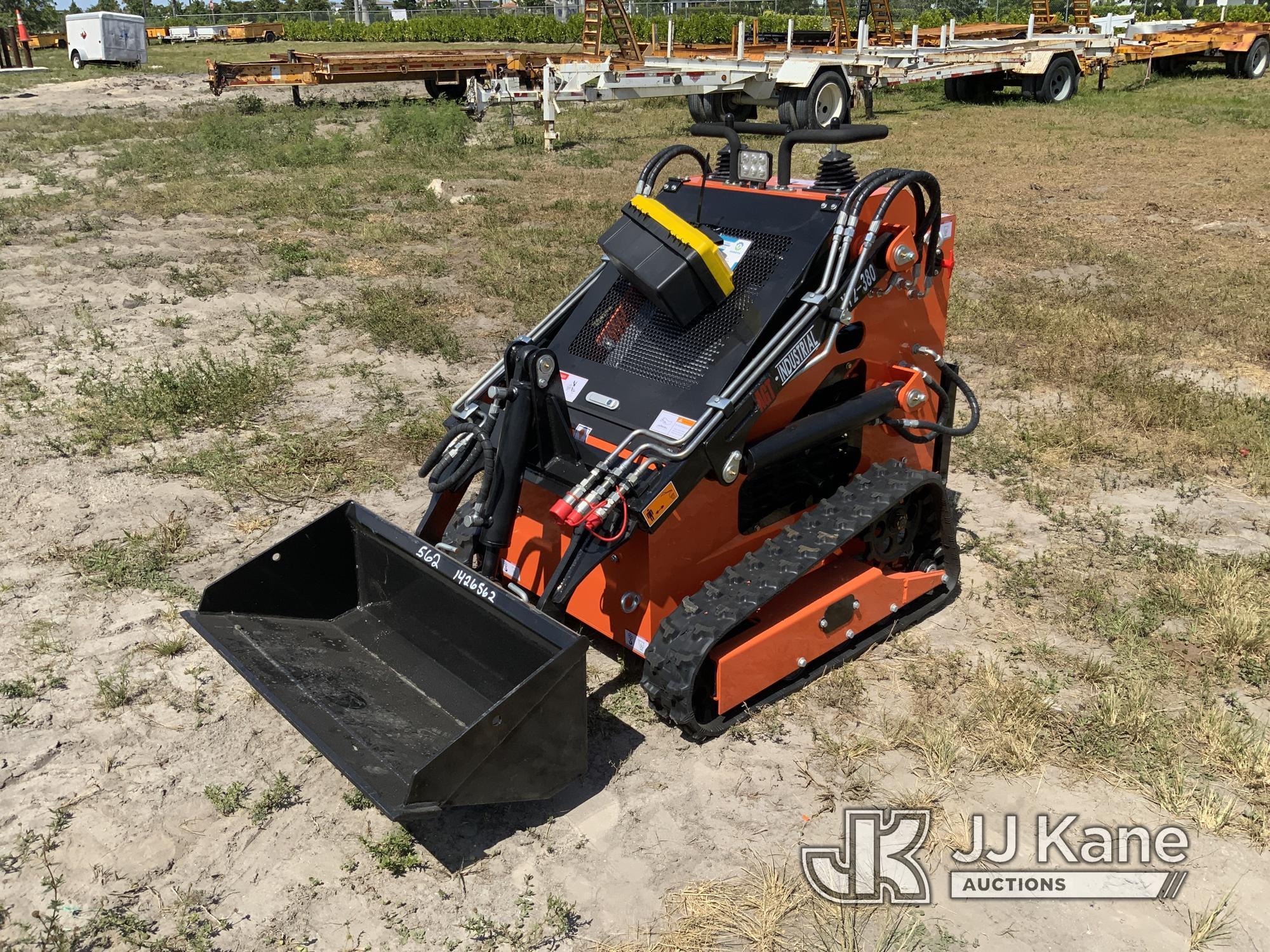 (Westlake, FL) 2023 AGROTK Y2F-380 Walk-Behind Tracked Skid Steer Loader New/Unused