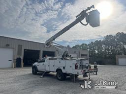 (Hertford, NC) ETI ETC37-IH, Articulating & Telescopic Material Handling Bucket Truck mounted behind