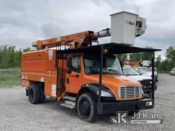 (Verona, KY) Altec LRV56, Over-Center Bucket Truck mounted behind cab on 2011 Freightliner M2106 Chi