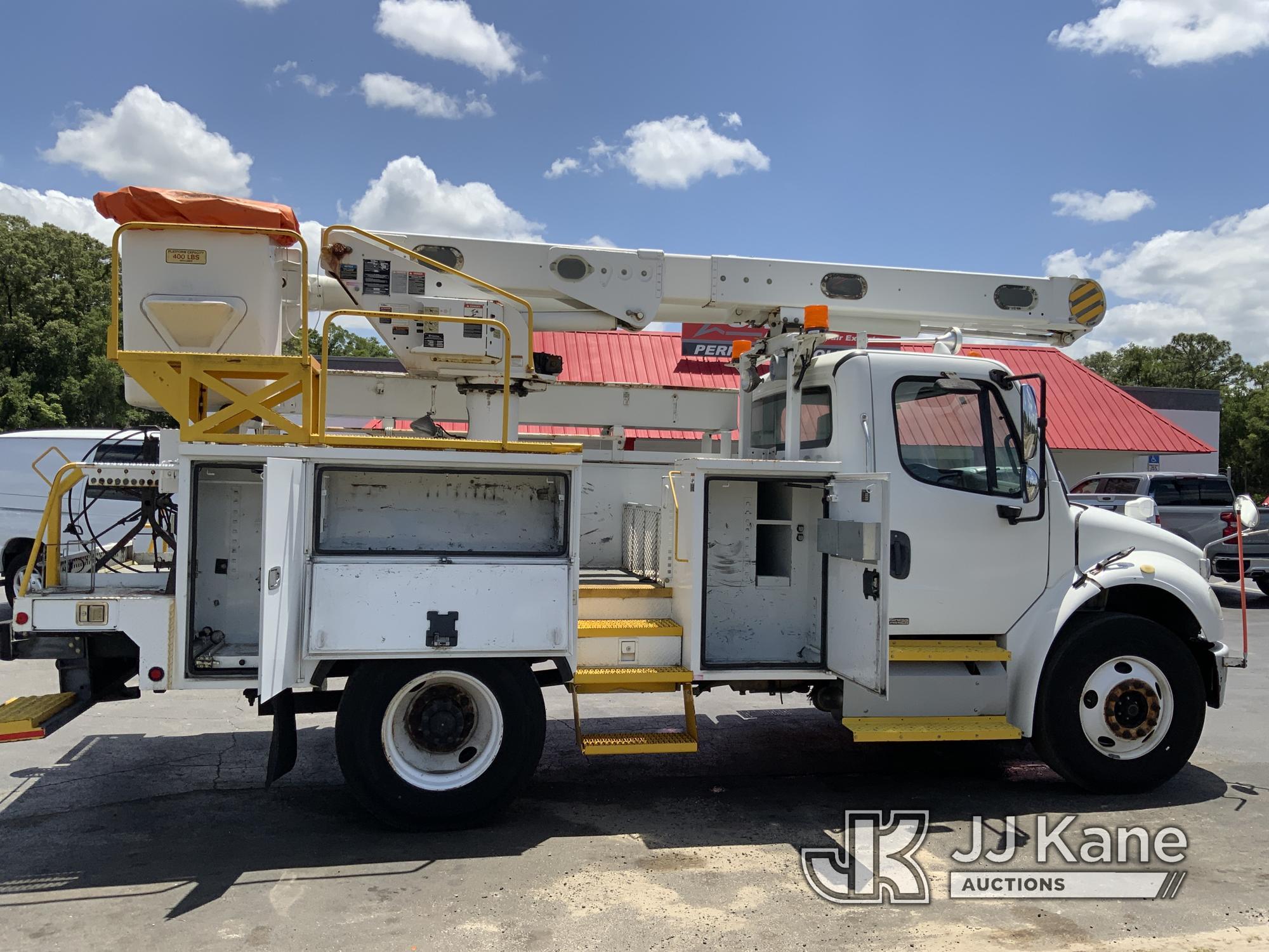 (Ocala, FL) Altec L42A, Over-Center Bucket Truck center mounted on 2012 Freightliner M2 106 Utility