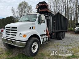 (Wakefield, VA) Prentice 124-BC, Grappleboom Crane mounted behind cab on 2006 Sterling LT7500 Dump D