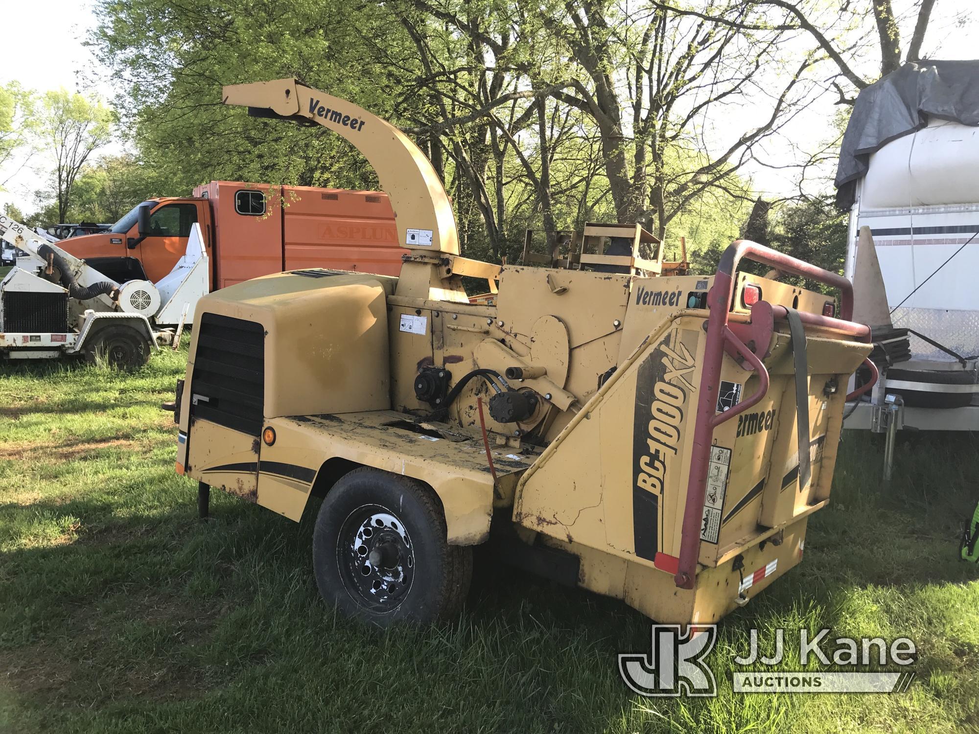 (Kodak, TN) 2006 Vermeer BC1000XL Chipper (12in Drum) No Title) (Not Running, Condition Unknown, Cra