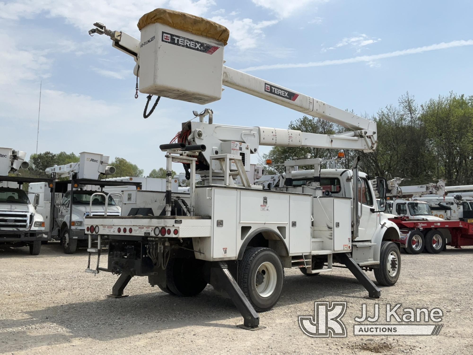(Charlotte, NC) HiRanger TC55-MH, Material Handling Bucket Truck rear mounted on 2019 Freightliner M