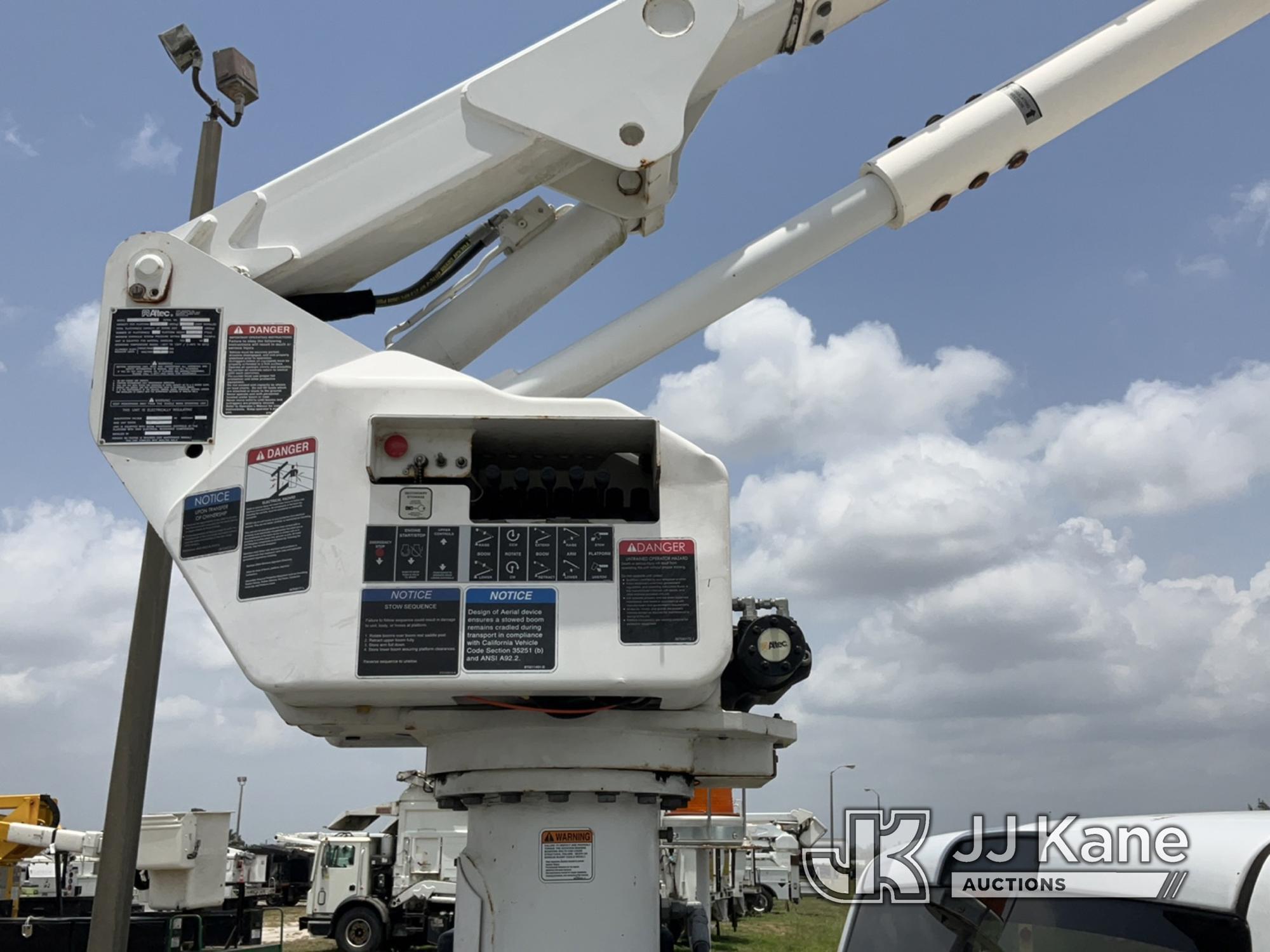 (Westlake, FL) Altec AT40G, Articulating & Telescopic Bucket Truck mounted behind cab on 2015 RAM 55