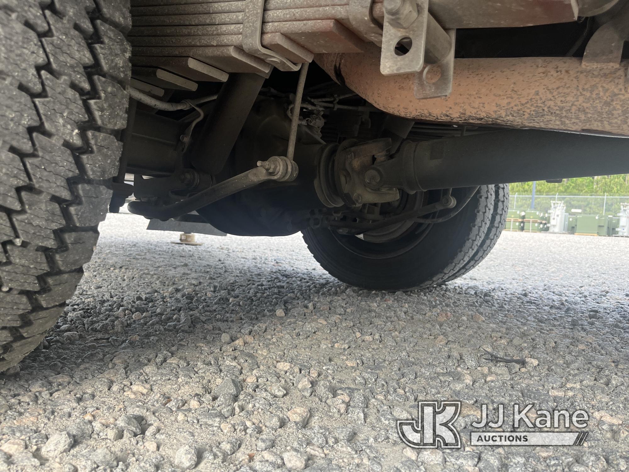 (Hertford, NC) ETI ETC37-IH, Articulating & Telescopic Material Handling Bucket Truck mounted behind