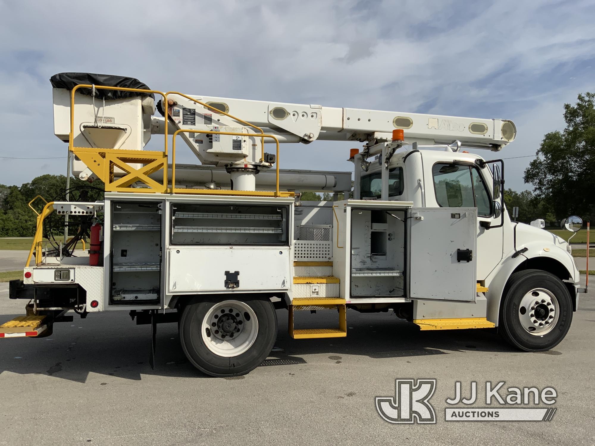 (Ocala, FL) Altec L42A, Over-Center Bucket Truck center mounted on 2012 Freightliner M2 106 Utility