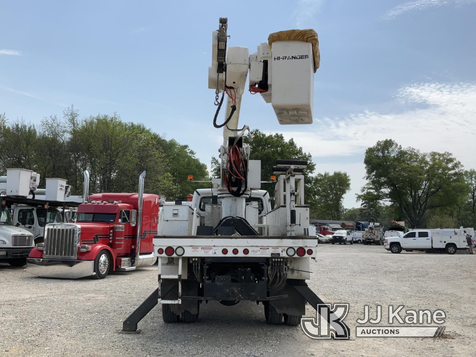 (Charlotte, NC) HiRanger TC55-MH, Material Handling Bucket Truck rear mounted on 2019 Freightliner M