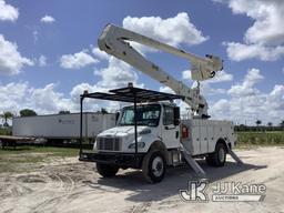 (Westlake, FL) Altec AA55, Material Handling Bucket Truck rear mounted on 2016 Freightliner M2 106 4