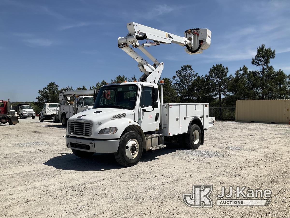 (Villa Rica, GA) Altec TA40, Articulating & Telescopic Bucket mounted behind cab on 2016 FREIGHTLINE