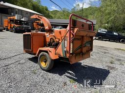 (Hanover, WV) 2012 Vermeer BC1000XL Chipper (12in Drum) No Title)(Runs) (Jump to Start, Body Damage,